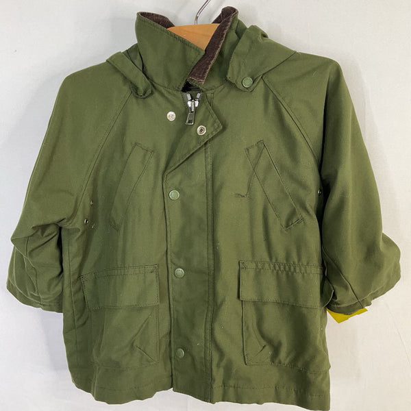 Size 18-24m: Gap Green/Brown Jacket w/ Fleece Vest