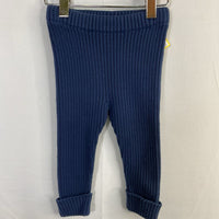 Size 12-18m (75): Hanna Andersson Navy Ribbed Knit Leggings