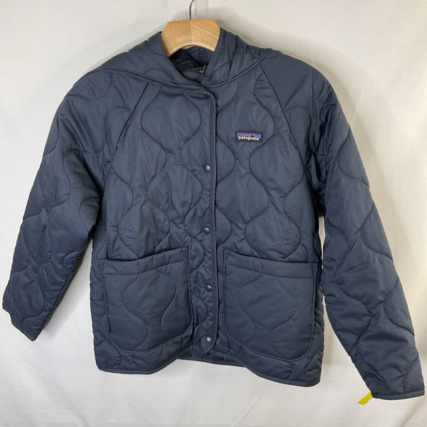 Size 10: Patagonia Navy Quilted Puffer Jacket