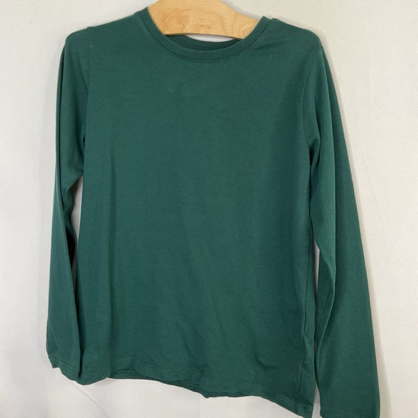 Size 6-7: Lands' End Green Long Sleeve Shirt