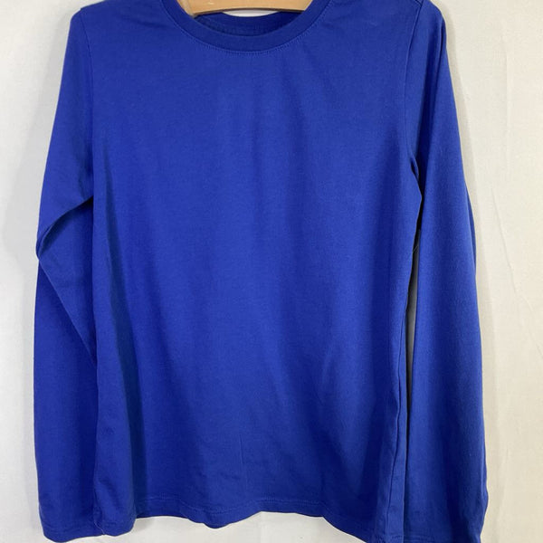 Size 6-7: Lands' End Blue Long Sleeve Shirt