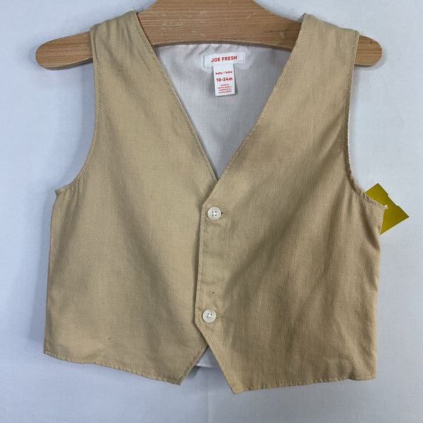 Size 18-24m: Joe Fresh Tan Vest