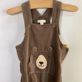 Size 18-24m: Jojo Maman Bebe Brown Teddy Corduroy Overalls