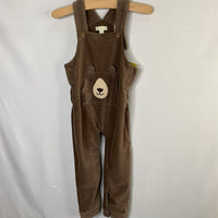 Size 18-24m: Jojo Maman Bebe Brown Teddy Corduroy Overalls