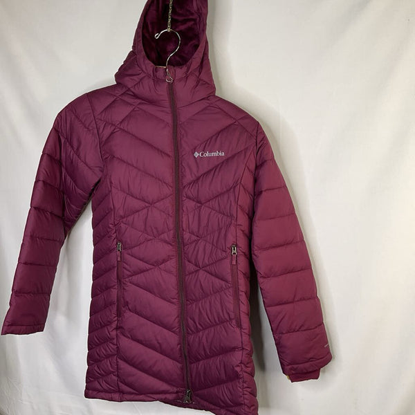 Size 10-12: Columbia Purple Quilted Omni Heat Winter Coat