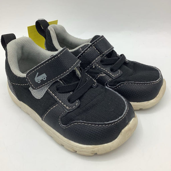Size 6: See Kai Raun Black/White Velcro Sneakers