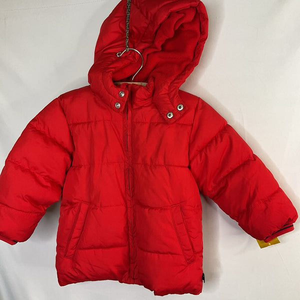 Size 2: Gap Red Poly Fill Puffer Coat