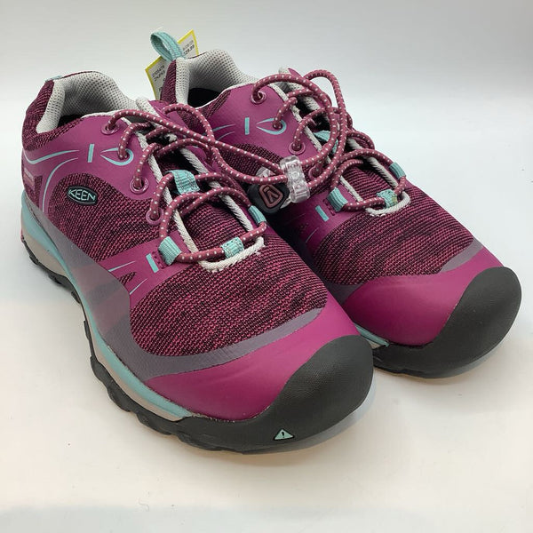 Size 1Y: Keen Purple/Blue/Green Toggle Hiking Sneakers NEW
