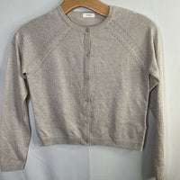 Size 10: Next Silver Sparkle Button-Up Cardigan