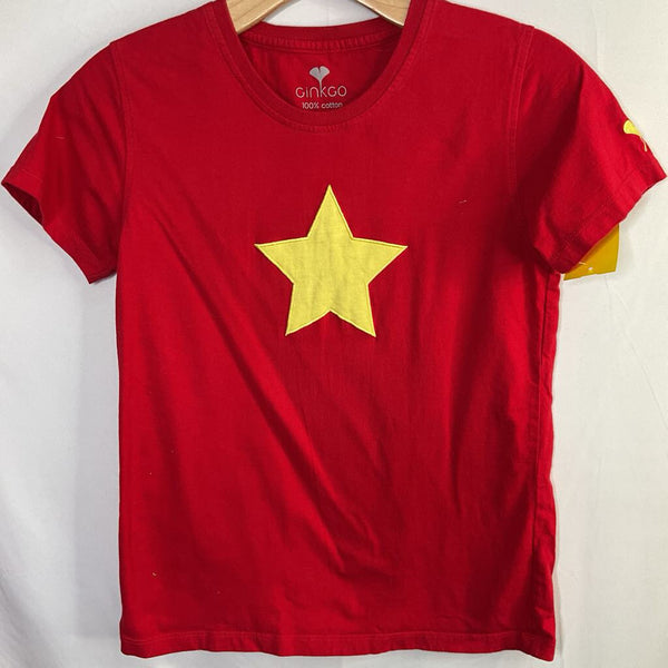 Size 10: Ginko Red/Yellow Star T-Shirt