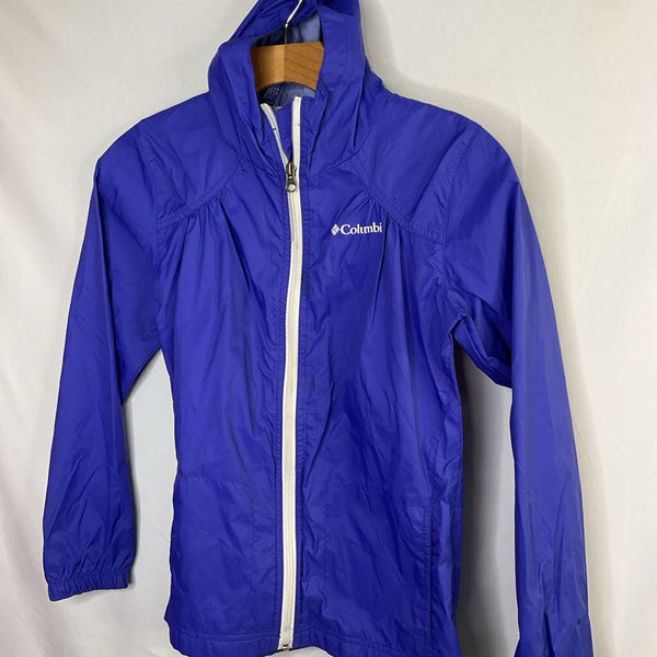 Size 10-12: Columbia Blue Rain Jacket