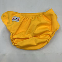 Size OS: Alva Yellow Snap Diaper