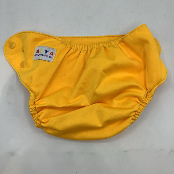 Size OS: Alva Yellow Snap Diaper