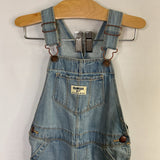 Size 4: OshKosh Light Wash Blue Patch Overalls