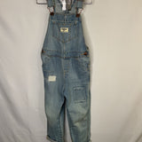 Size 4: OshKosh Light Wash Blue Patch Overalls