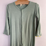 Size 6-12m: Kyte Blue Bamboo 1pc Snap-Up Footy PJs REDUCED