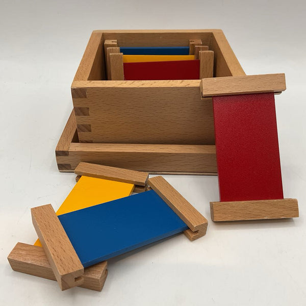 Wooden Montessori Color Matching Tabs
