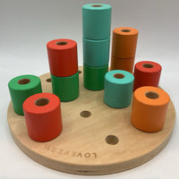 Lovevery Wooden Stacking Pegboard