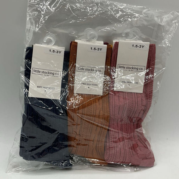 Size 1.5-3Y: Little Stocking Co. Colorful 6pr Socks NEW