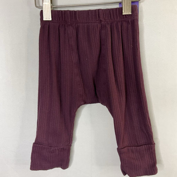 Size 6-12m: Kate Quinn Purple Ribbed Cozy Pants