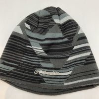 Size Youth L/XL: Columbia Gray Print Reversible Beanie
