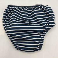 Size 6m: Green Sprouts Blue/White Striped Swim Diaper