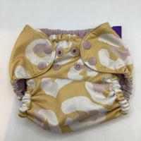 Size 1 (7-17lb): Esembly Yellow/White/Purple Diaper Cover