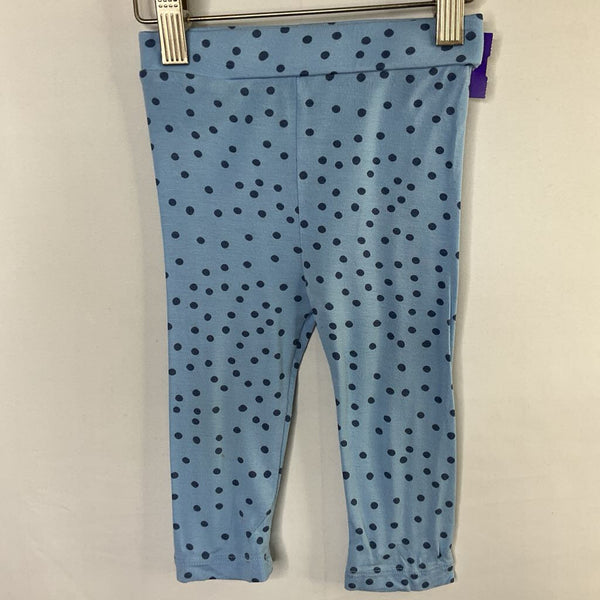 Size 6-12m: Kate Quinn Blue Dots Bamboo Cozy Pants