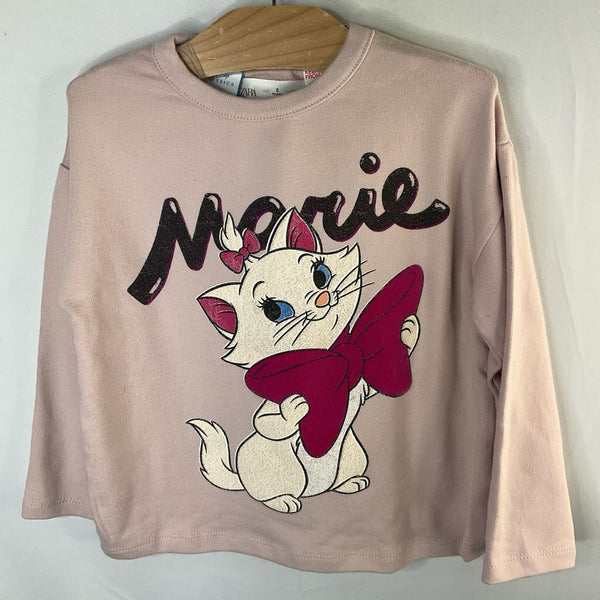 Size 4: Zara x Disney Pink Aristocats Sweatshirt NEW w/ Tags