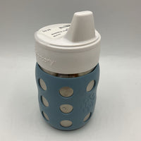 Lifefactory 8oz Blue Stainless Steel Sippy Cup