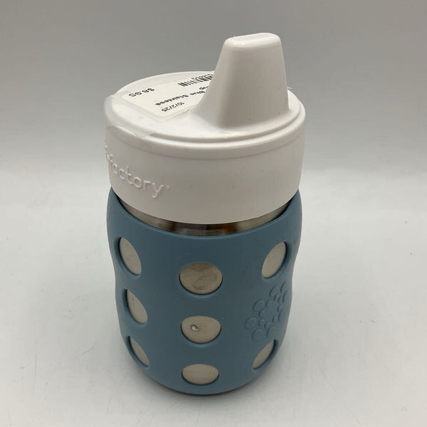 Lifefactory 8oz Blue Stainless Steel Sippy Cup