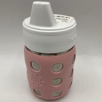 Lifefactory 8oz Pink Stainless Steel Sippy Cup