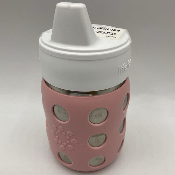 Lifefactory 8oz Pink Stainless Steel Sippy Cup