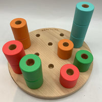 Lovevery Wooden Stacking Pegboard