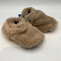 Size 8: Ten Little Brown Fleece Slippers