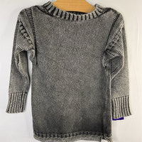 Size 4-6: Mellow People Gray/Black Sweater