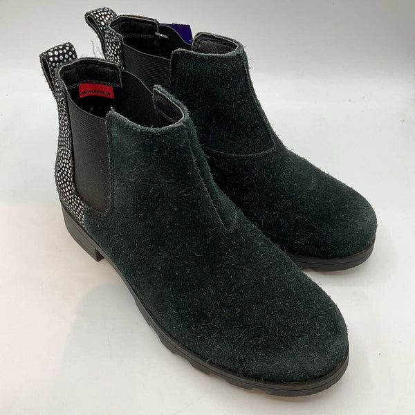 Size 2Y: Sorel Black/Iridescent Dots Waterproof Chelsea Boots REDUCED