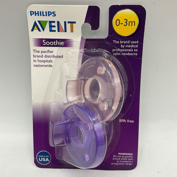 Philips Avent Soothie 2pk Pacifiers NEW