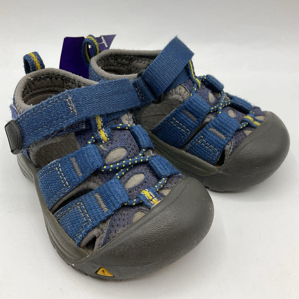 Size 4: KEEN Blue/Gray Velcro Sandals