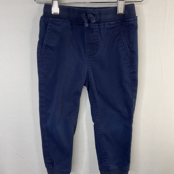 Size 2: Janie and Jack Navy Drawstring Joggers