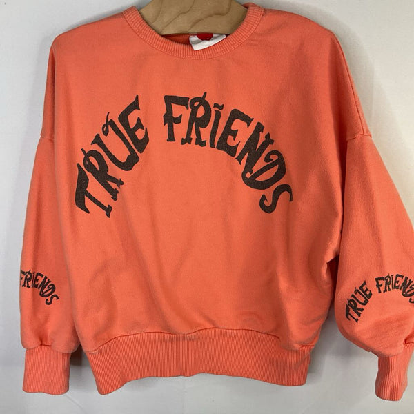 Size 3-4: Fresh Dinosaurs Orange 'True Friends' Sweatshirt