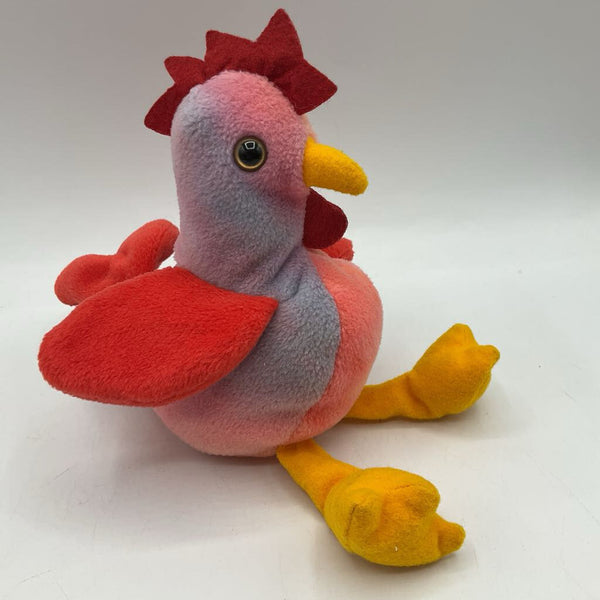 TY Beanie Baby Strut the Rooster Plush