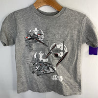 Size 7-8: Star Wars Gray/Multi Ships T-Shirt