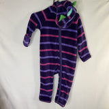 Size 2: REI Purple/Multi DIno Spikes/Stripes Fleece Bunting