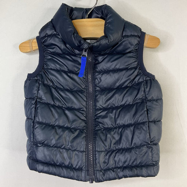Size 2: Primary Navy Poly Fill Puffer Vest