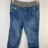 Size 5 (110): Hanna Andersson Blue Denim Drawstring Jeans