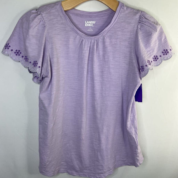 Size 10-12: Land's End Lavender T-Shirt