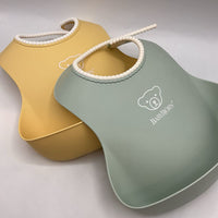 Baby Bjorn 2pk Green/Yellow Baby Bibs