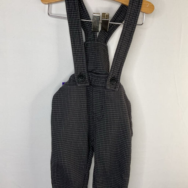 Size 3-6m: Tea Collection Black Soft Overalls