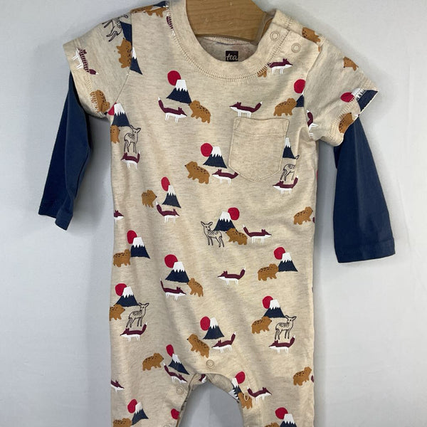 Size 6-9m: Tea Collection Fox Mountain Romper